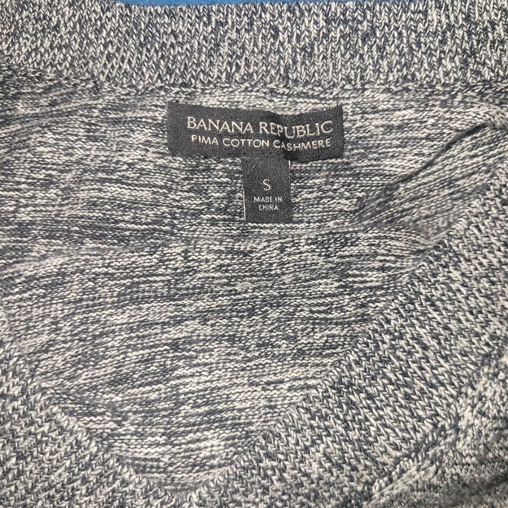 Banana Republic Grey Cashmere Blend V Neck Light Sweater S - Picture 6 of 6